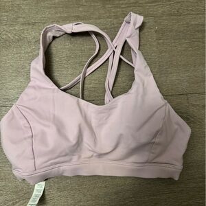 Lululemon Athletica Pink Performance Top with Strappy Back